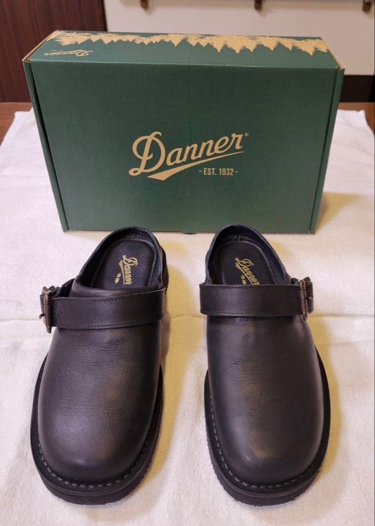Danner Pittock Clog レザーサンダル ブラック 26.5