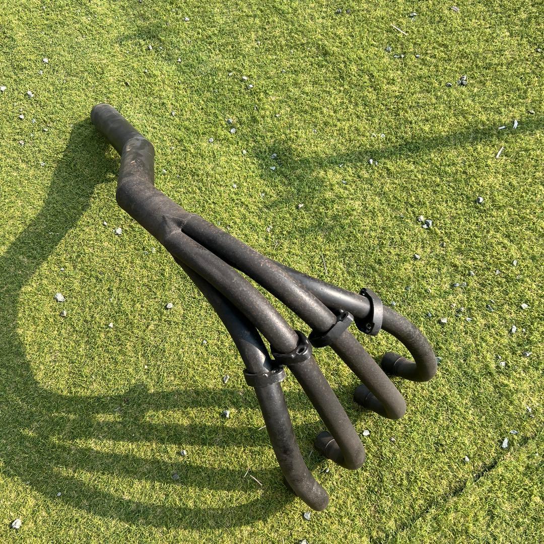 スチール製マフラー 取り付け用フック付き モリワキショート管ワンピース　Z用