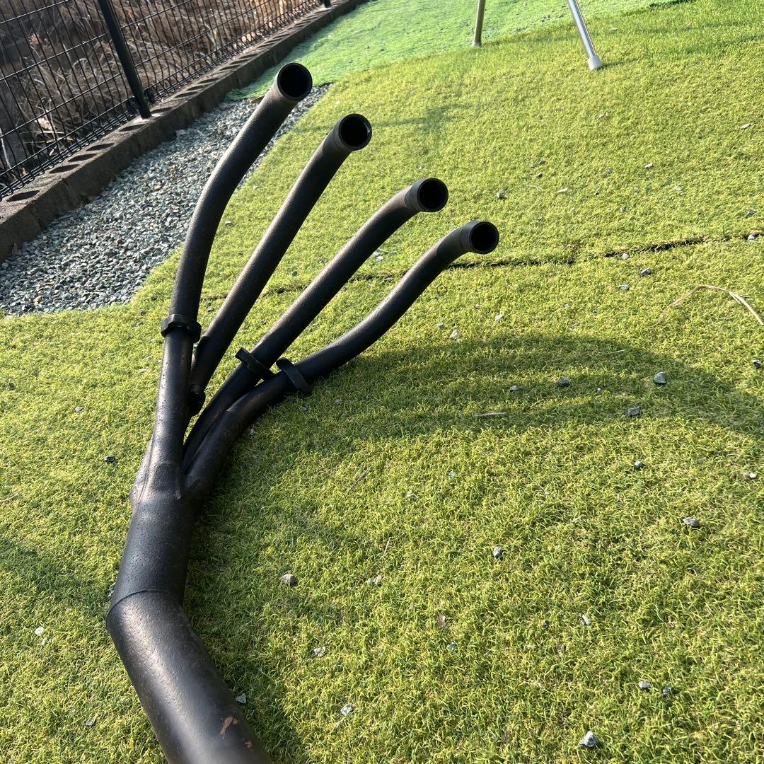 スチール製マフラー 取り付け用フック付き モリワキショート管ワンピース　Z用