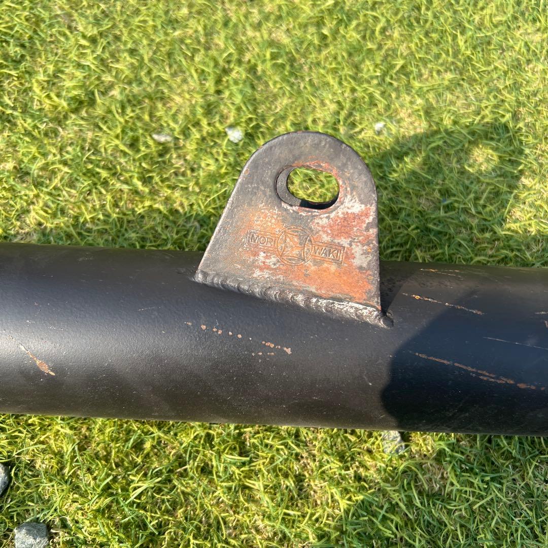 スチール製マフラー 取り付け用フック付き モリワキショート管ワンピース　Z用