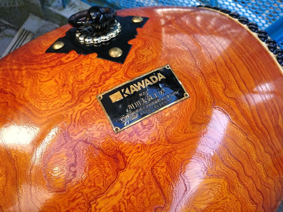 める【送料無料】１尺２寸長胴太鼓　ケース付き