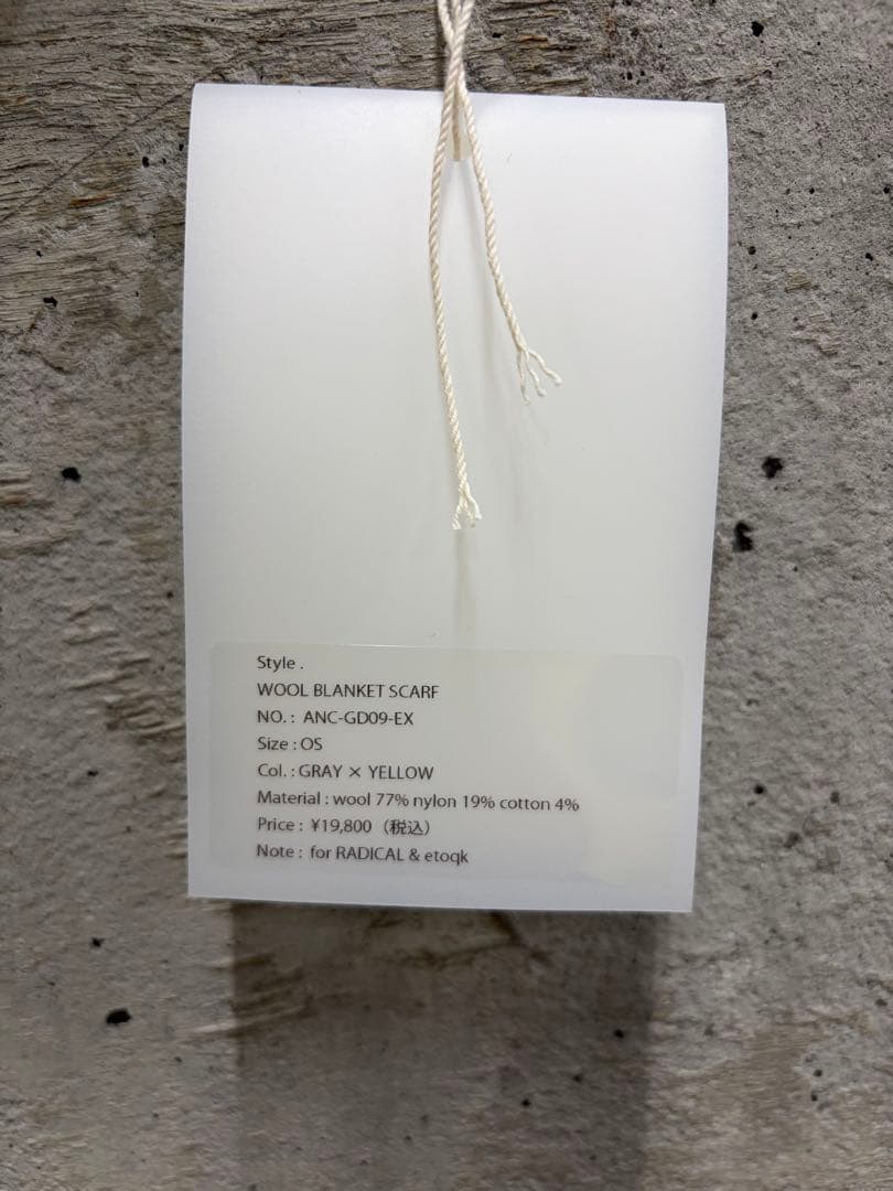 小物 ancellm wool blanket scarf stole muffler