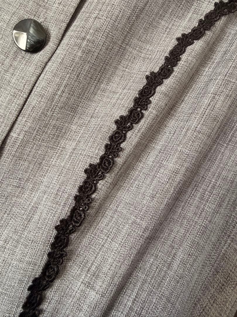 Innocent World メランジュヘリンボーンワンピース