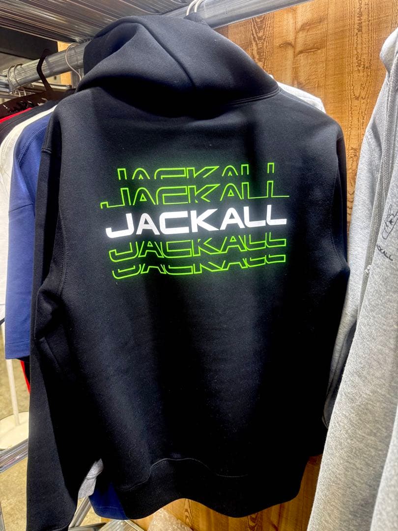 Sサイズ　ハンドサインフーディ　パーカー　ブラック　jackall ジャッカル