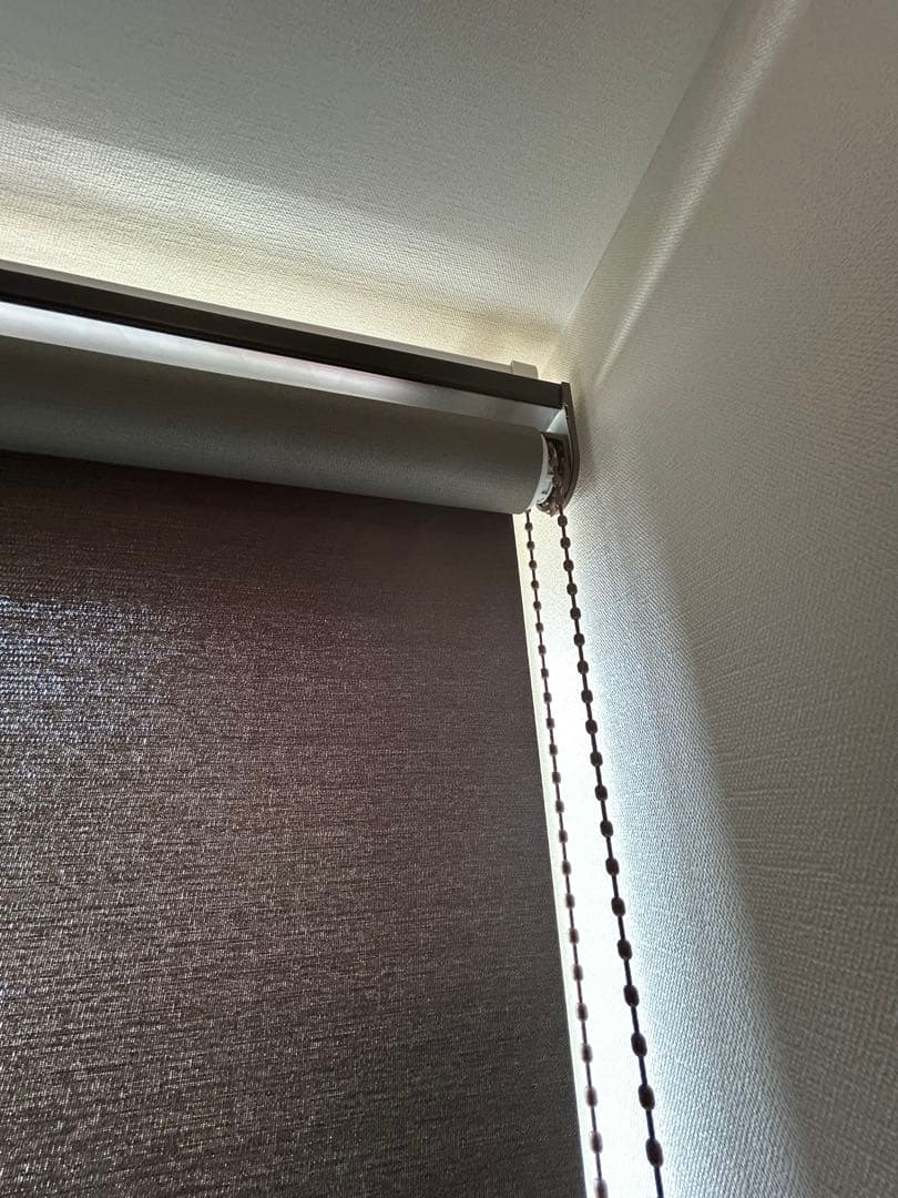 美品！200×200ニトリ オーダーロールスクリーン カーテンレール取り付け可能