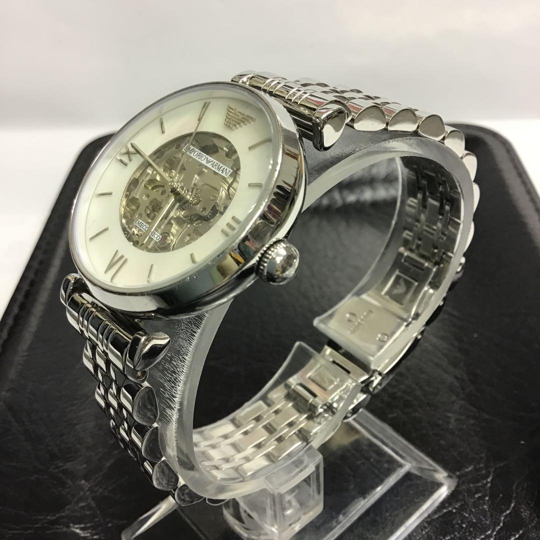 ❣️Emporio Armani❣️エンポリオアルマーニ　手巻き スケルトン腕時計