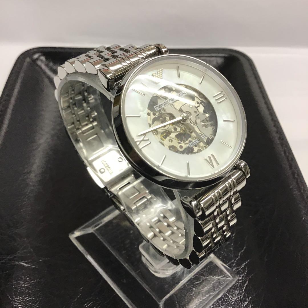 ❣️Emporio Armani❣️エンポリオアルマーニ　手巻き スケルトン腕時計