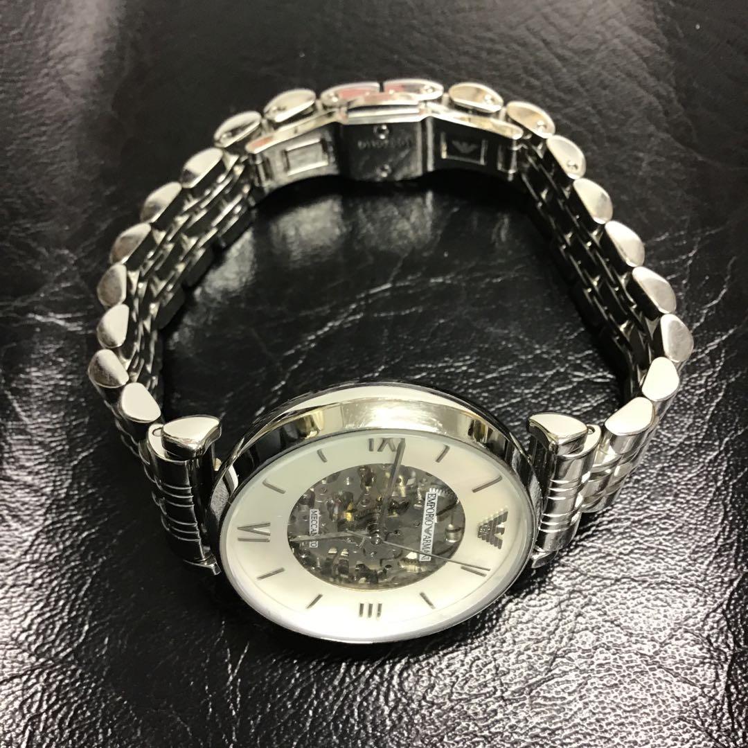 ❣️Emporio Armani❣️エンポリオアルマーニ　手巻き スケルトン腕時計