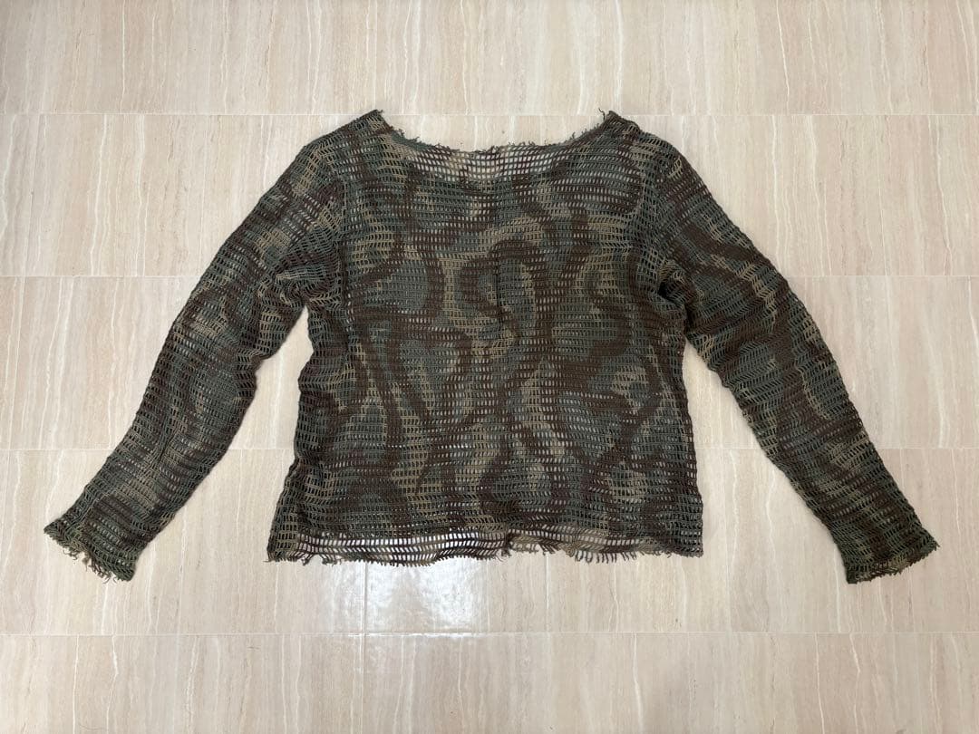 え*ょ様 極美品　ナンバーナイン　トライバル　メッシュ　カットソー　日本製　サイ