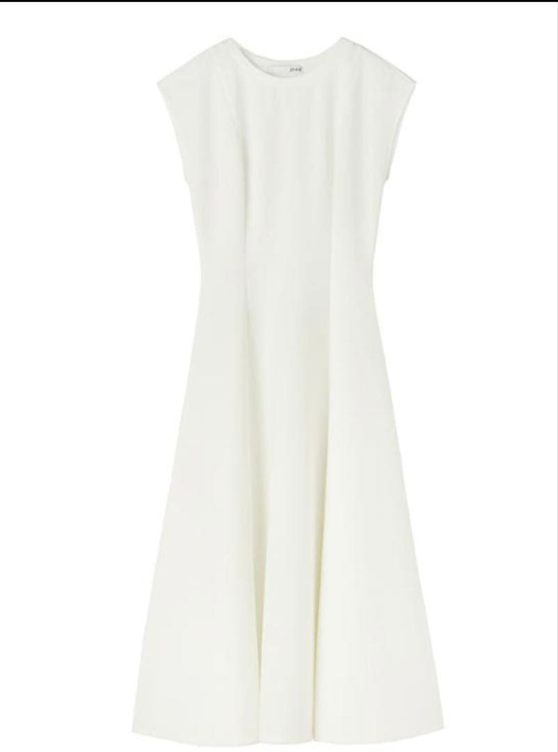 JENNEフレンシルエットワンピースSホワイト