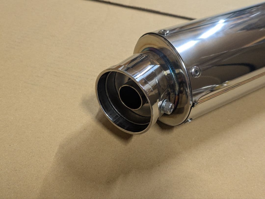 未使用 GS50 ステンレス マフラー スズキ