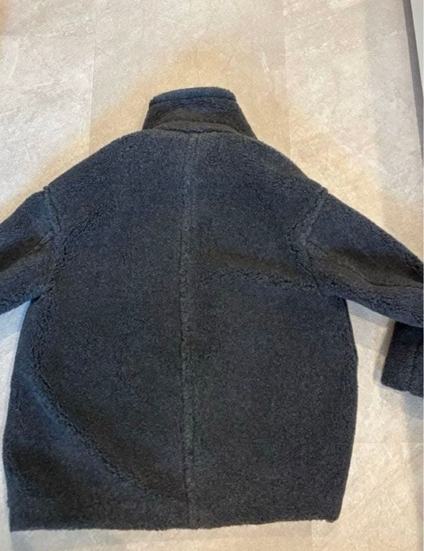 【cinoh】グレー ボアコート