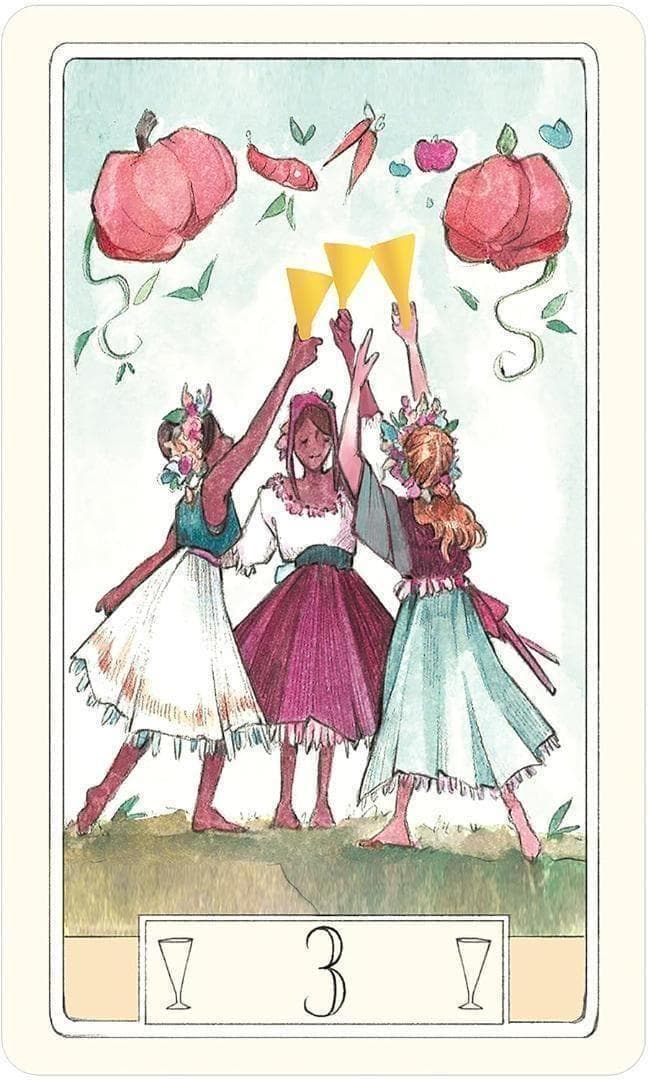 ★正規品タロットカード★リネン仕上げ＆箔押し✨美しい水彩画✨好奇心旺盛な旅へ