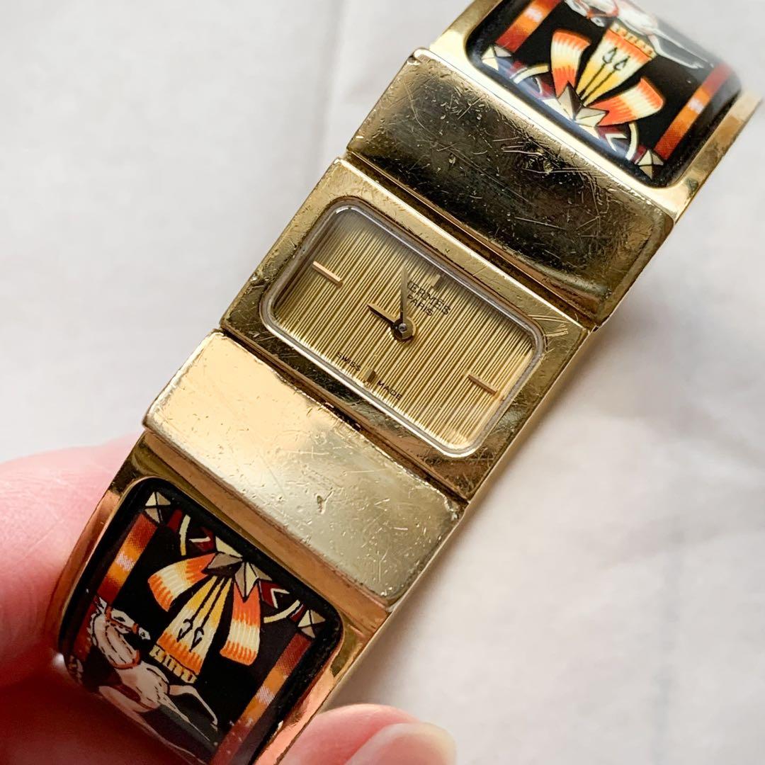 稼働品！エルメス♦︎ロケ♦︎レディース腕時計