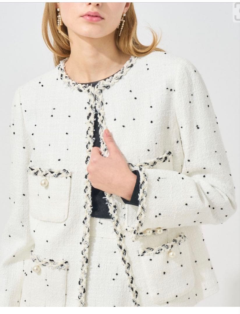 ANAYI 2025年春　ミニドットジャケット