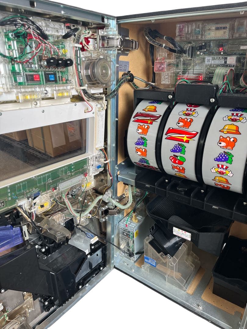 パチスロ実機 ファンキージャグラーKK メダル不要機　家庭用スロット