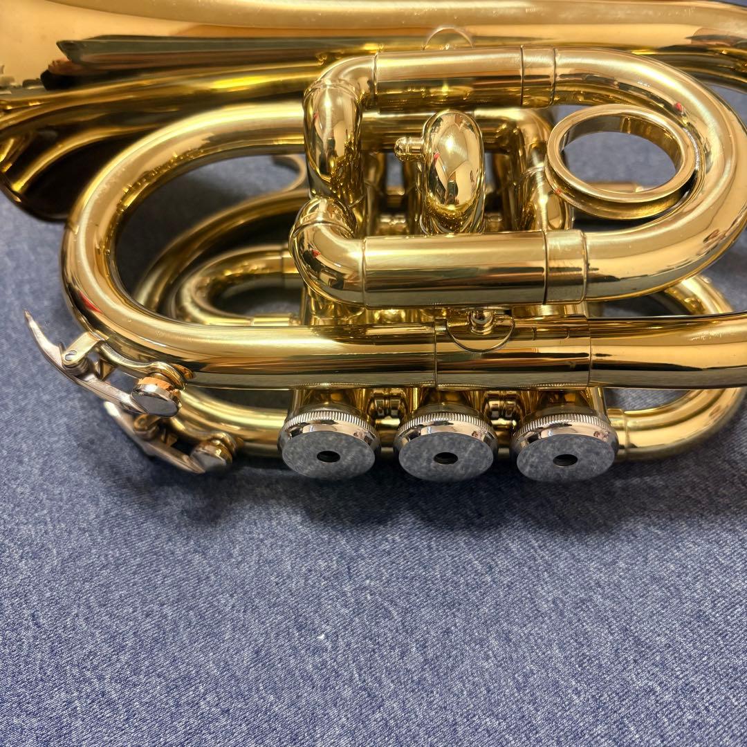 J. Michael ポケット トランペット 本体 ケース付き