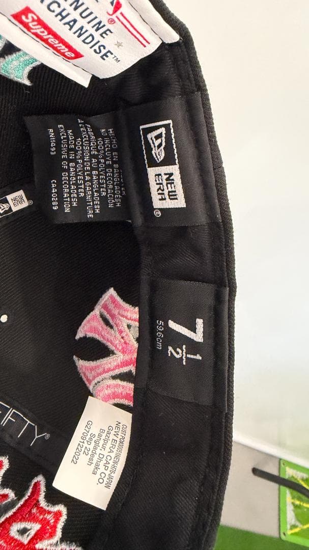 ウェア Supreme New York Yankees Kanji New Era