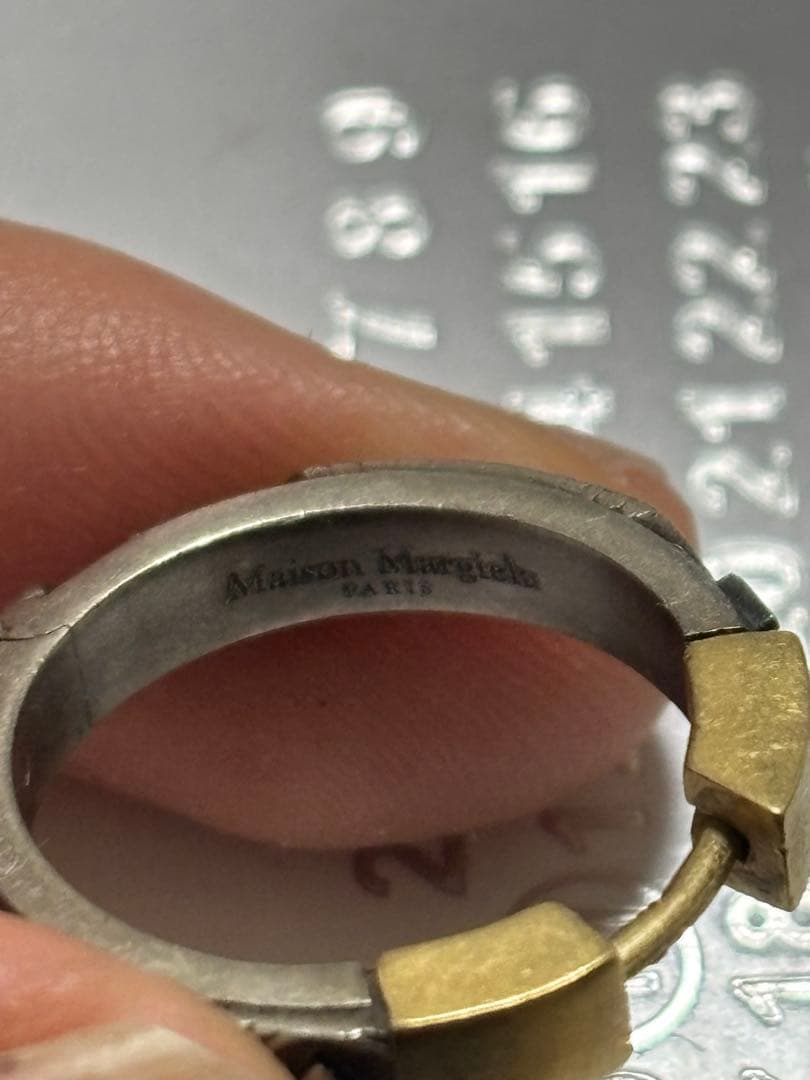 Maison Margiela BRASS EARRING ピアス　リング