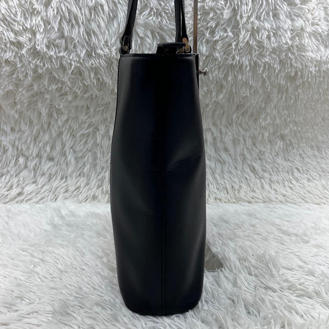 BURBERRY トートバッグ レザー ノバチェック 黒