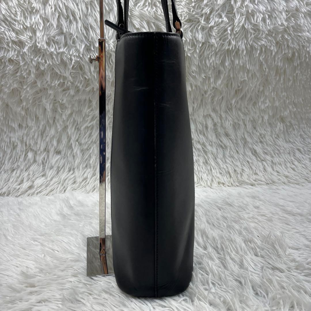 BURBERRY トートバッグ レザー ノバチェック 黒