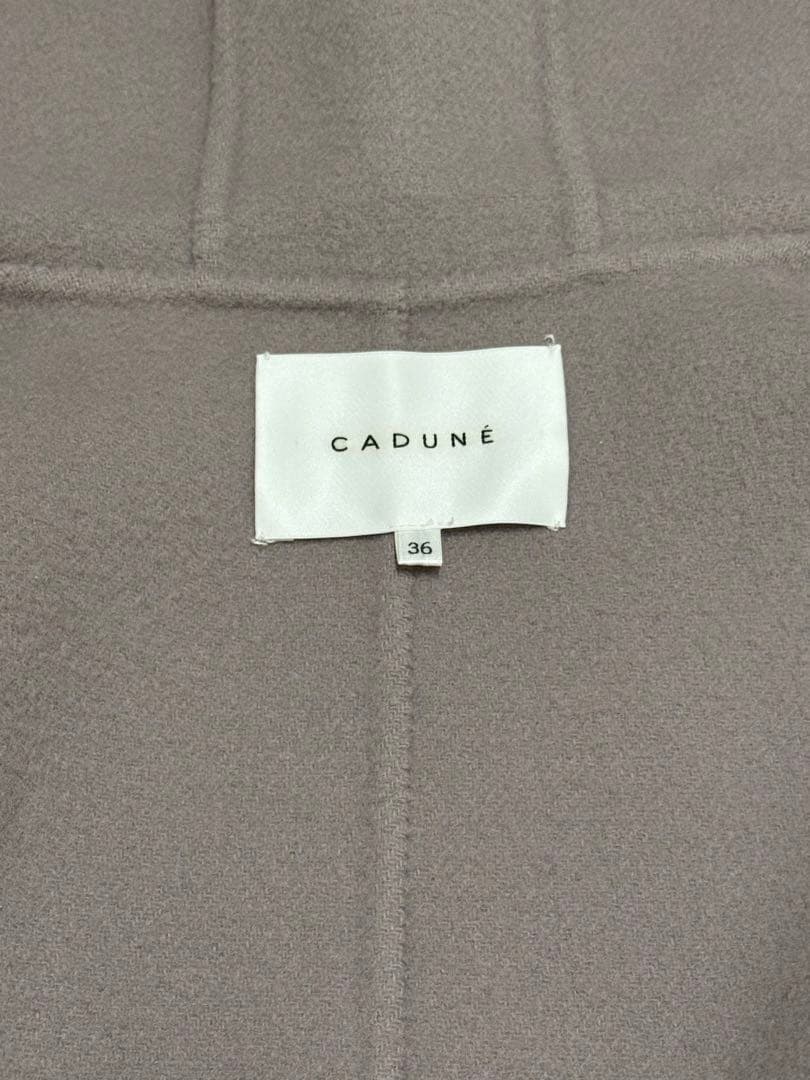 CADUNE フードリバーコート ポンチョ Arpege 36サイズ