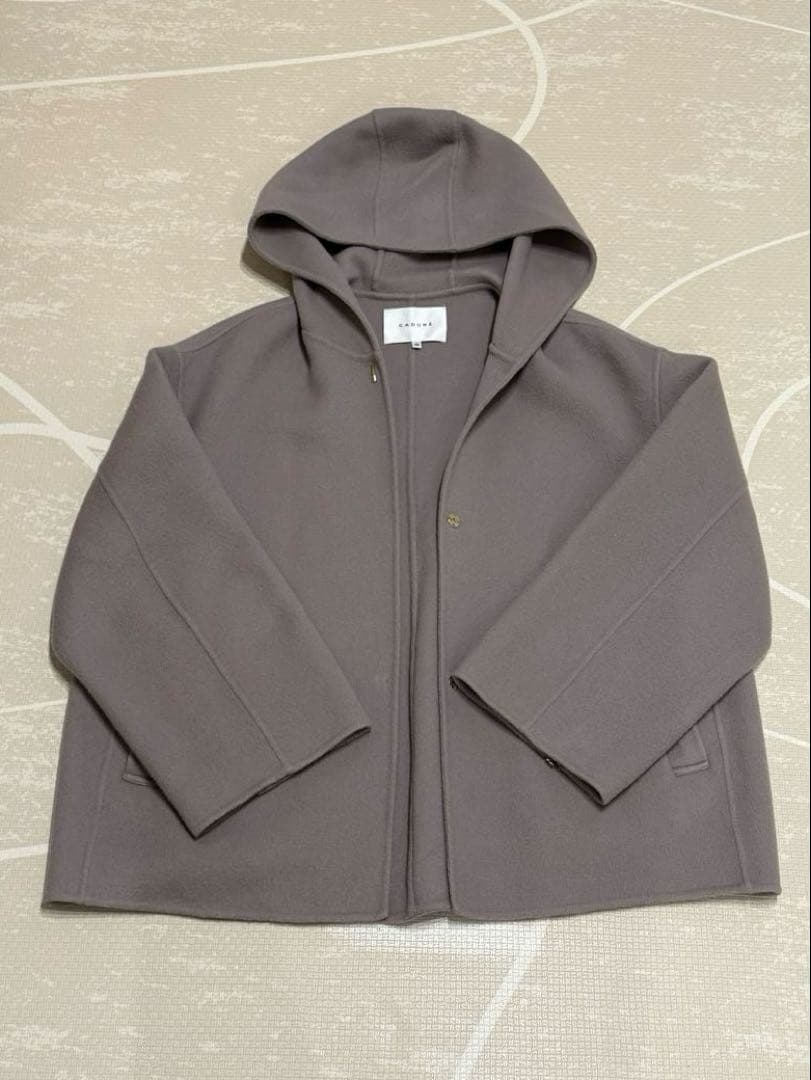 CADUNE フードリバーコート ポンチョ Arpege 36サイズ