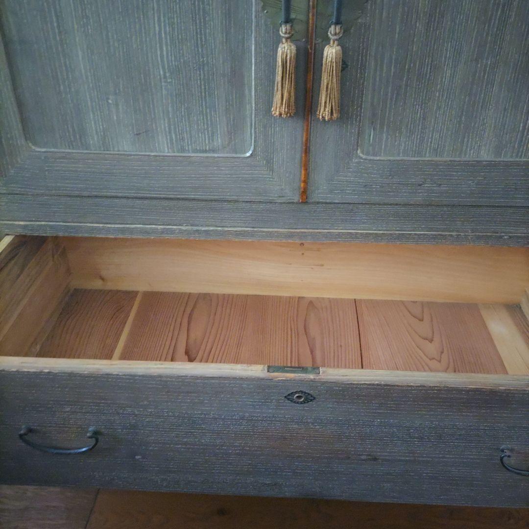 昭和レトロ　着物 桐箪笥　古道具　3分割可能