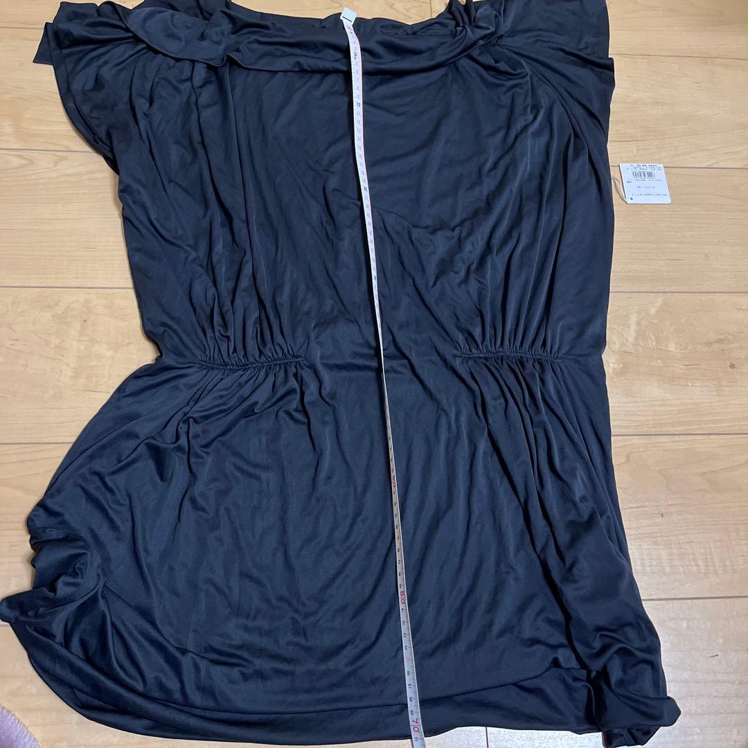 ISSEY MIYAKE ブラック チュニック 半袖