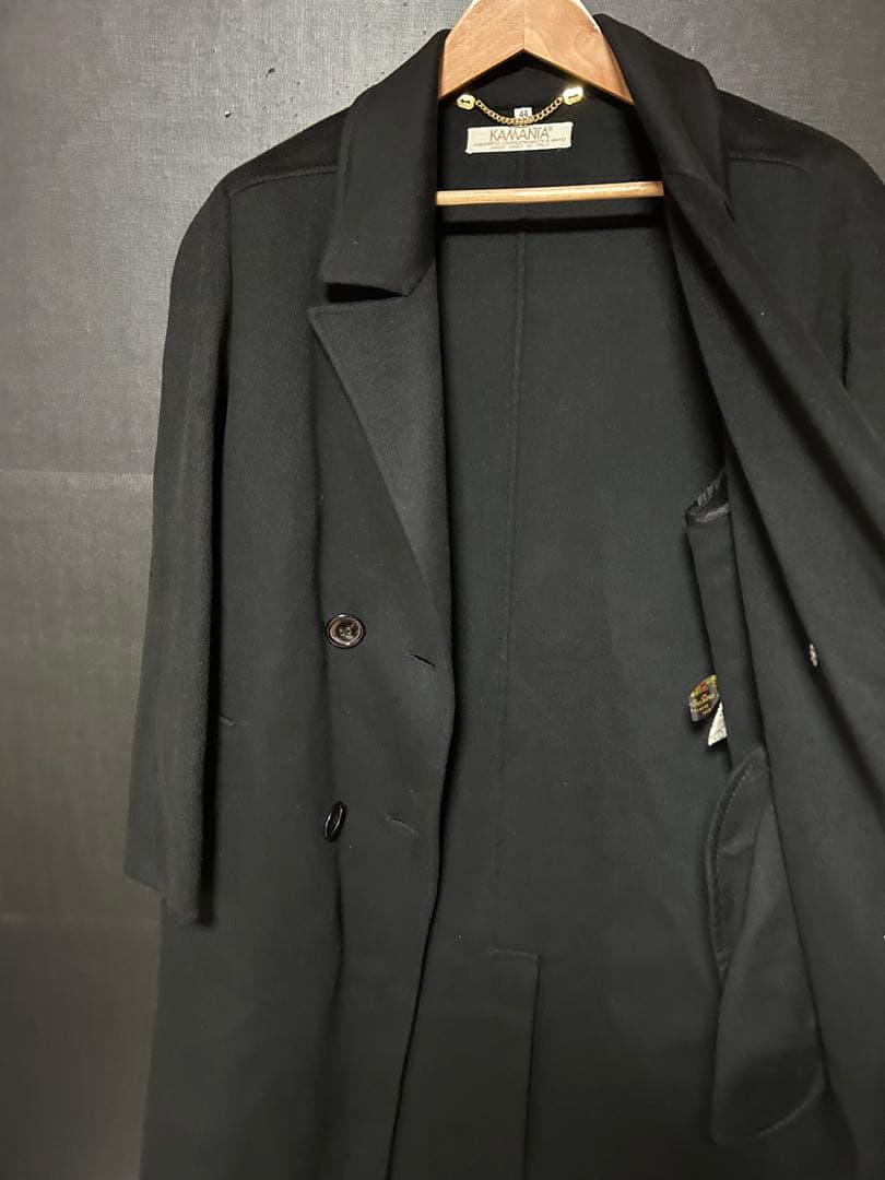 み*け様 ✨希少✨激安✨カシミヤ100% KAMANTA ブラック ロングコート