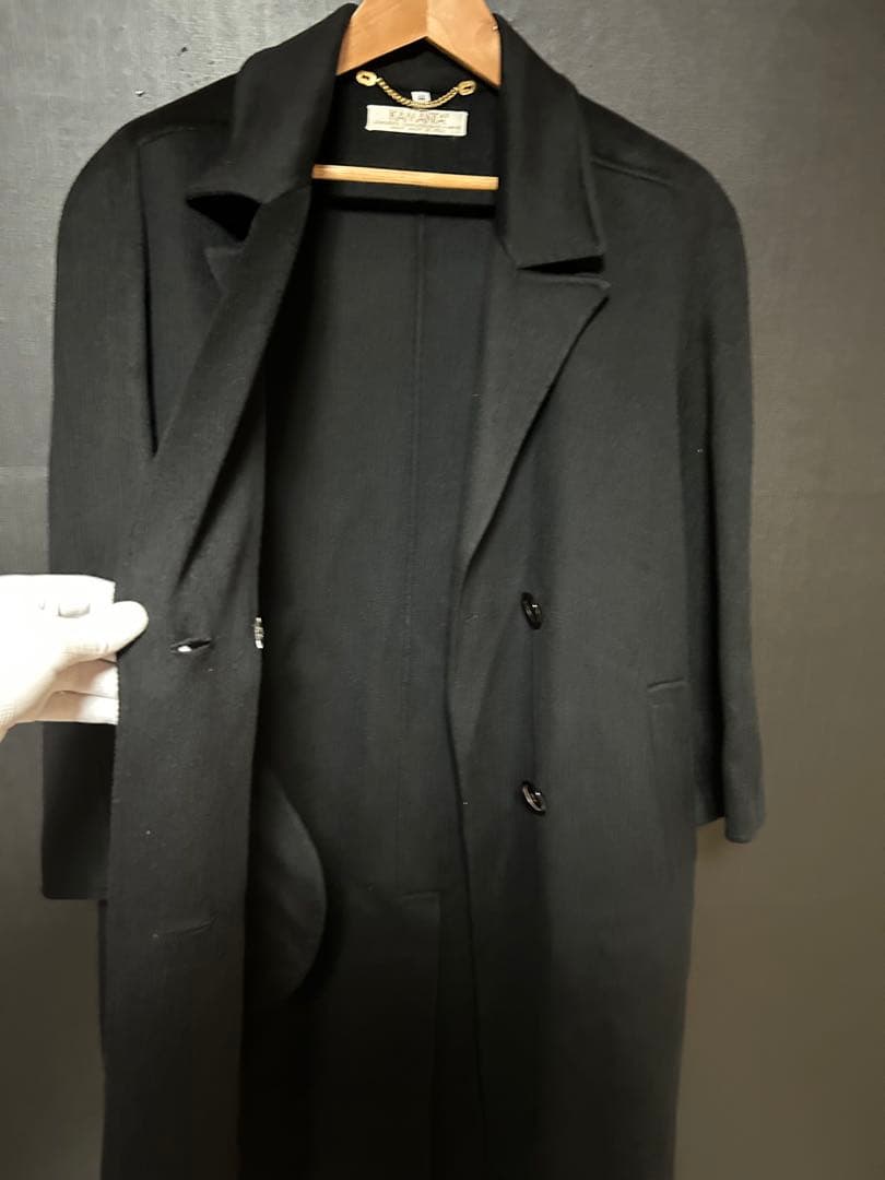 み*け様 ✨希少✨激安✨カシミヤ100% KAMANTA ブラック ロングコート