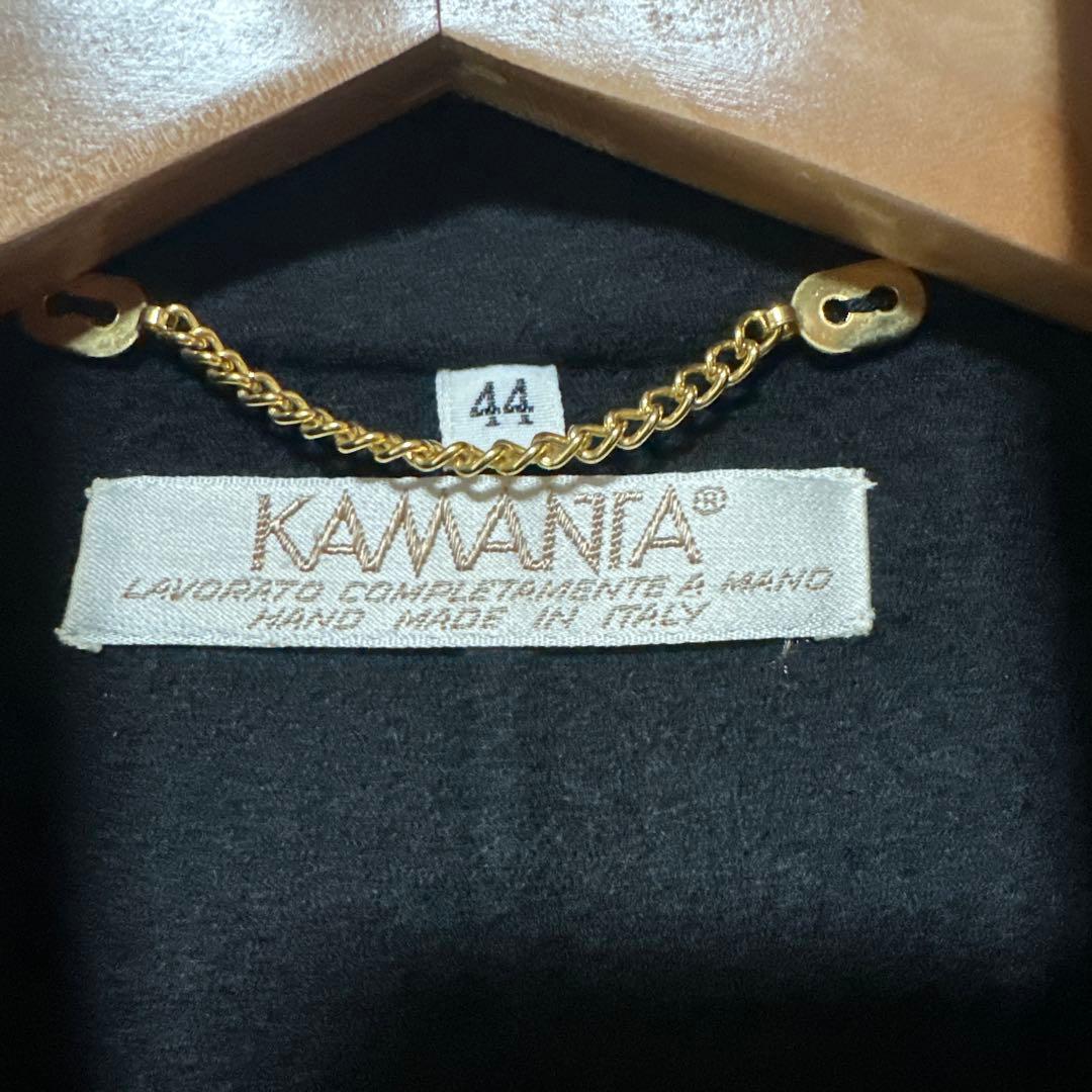 み*け様 ✨希少✨激安✨カシミヤ100% KAMANTA ブラック ロングコート