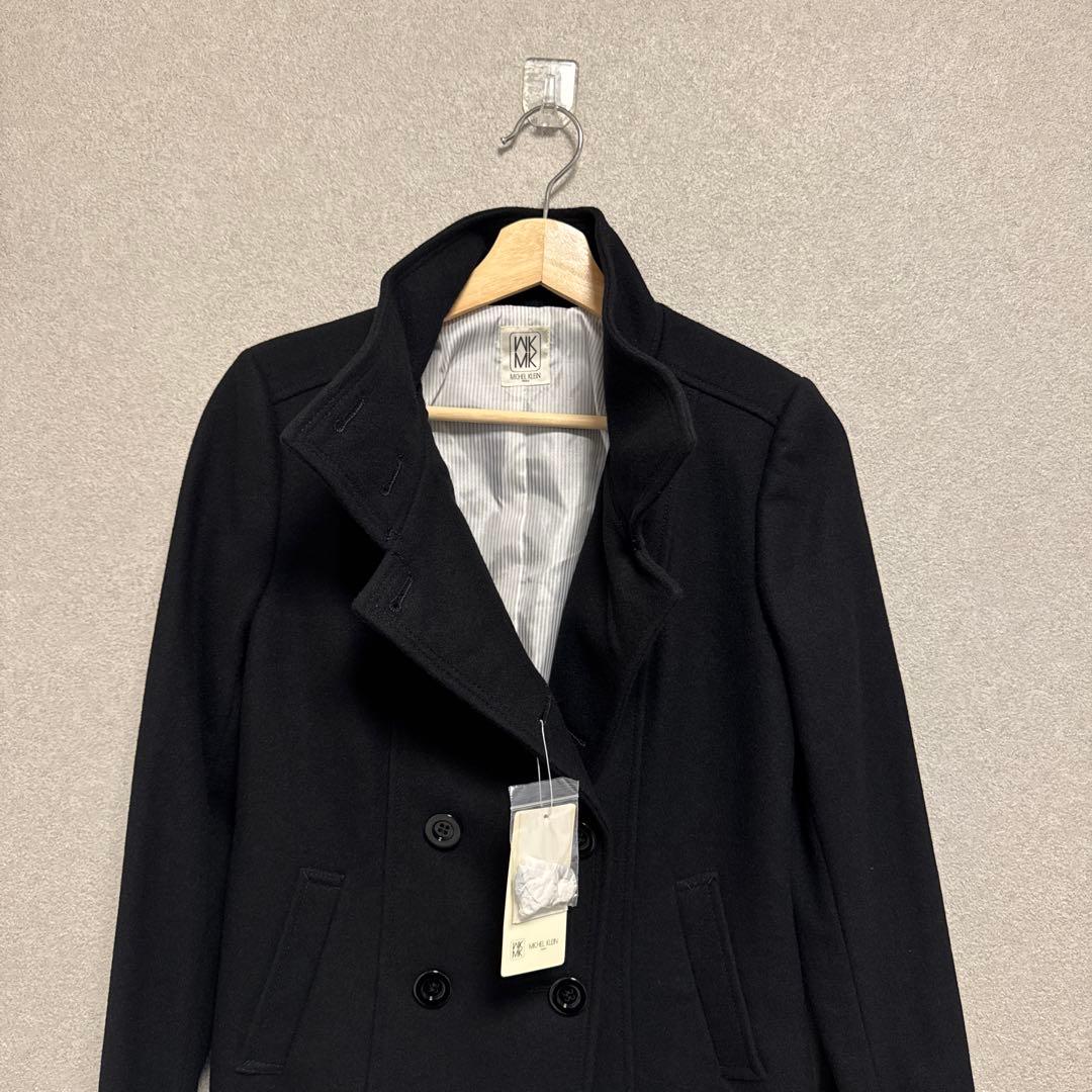 【新品】ミッシェルクラン Pコート ピーコート ショート丈 ブラックMサイズ