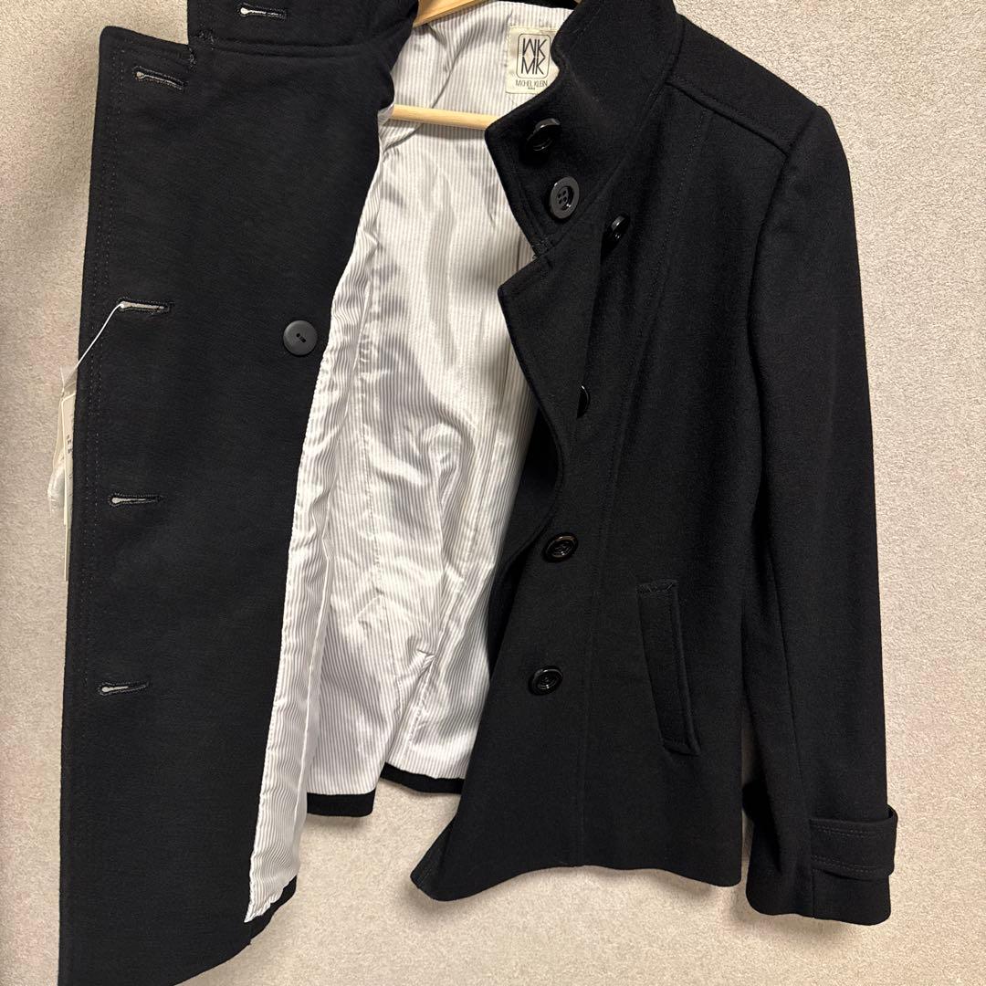 【新品】ミッシェルクラン Pコート ピーコート ショート丈 ブラックMサイズ