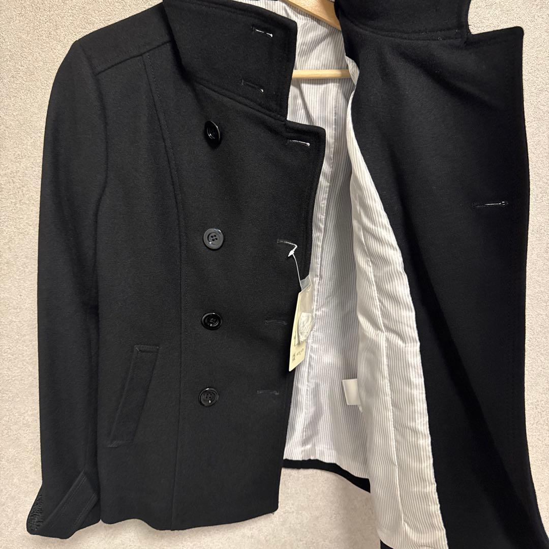 【新品】ミッシェルクラン Pコート ピーコート ショート丈 ブラックMサイズ