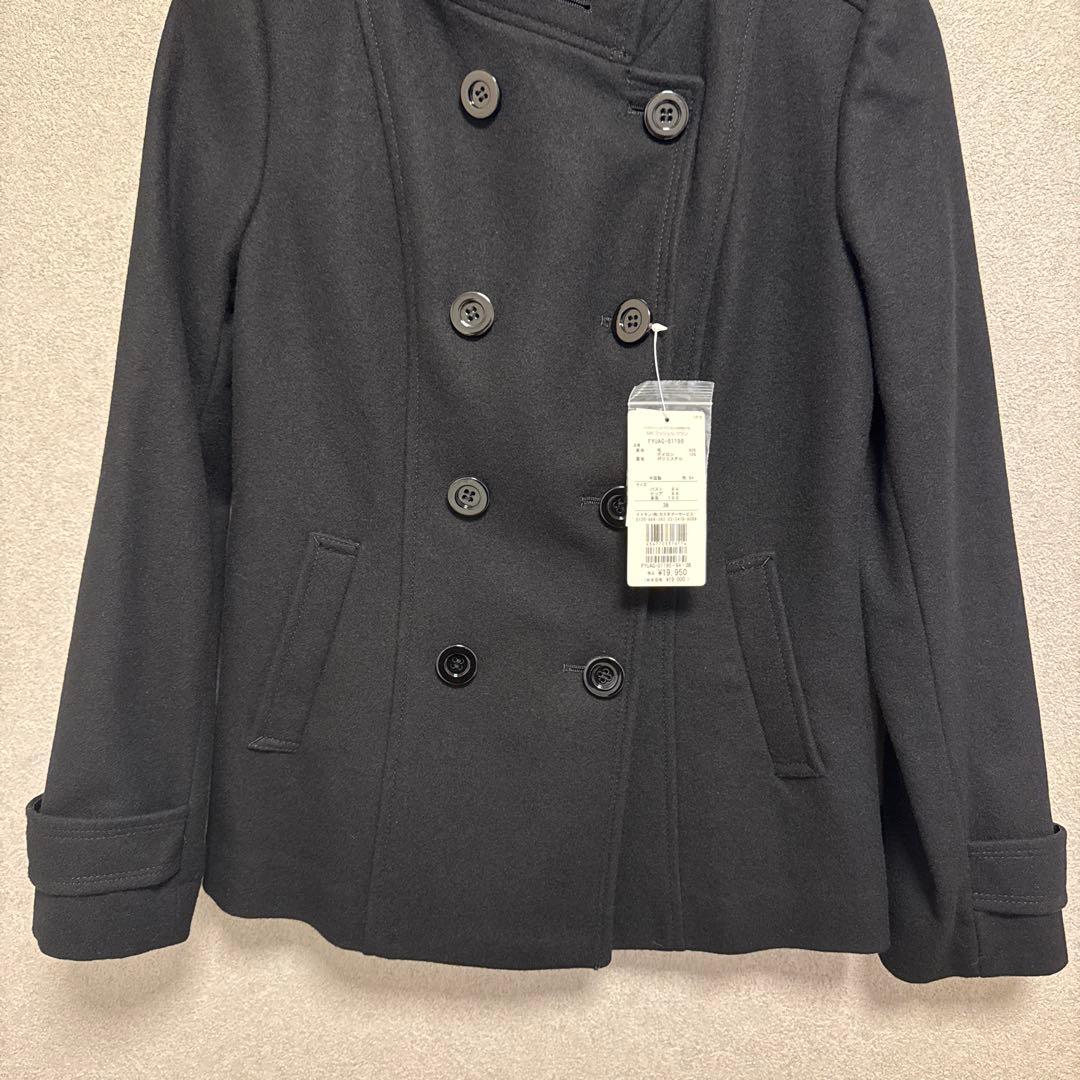 【新品】ミッシェルクラン Pコート ピーコート ショート丈 ブラックMサイズ