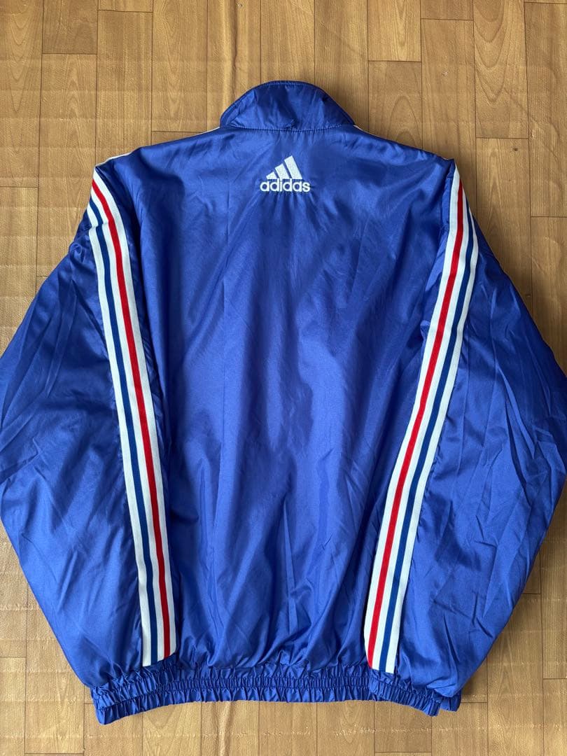 adidas デサント製 横浜マリノス ナイロンブルゾン 80〜90sビンテージ
