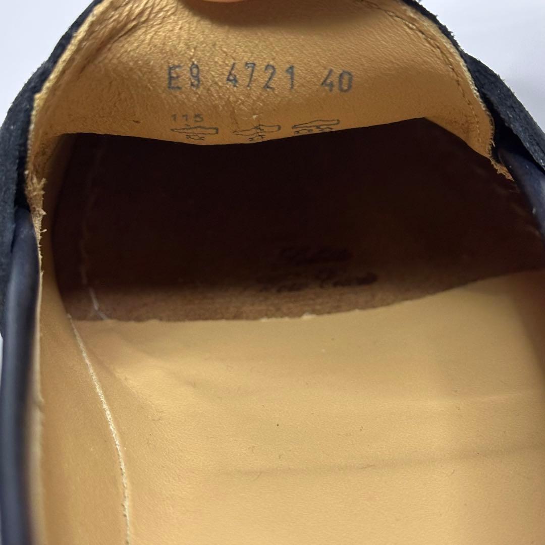 試着のみ☆ships☆スエードローファー☆ネイビー☆イタリア製☆本革☆232