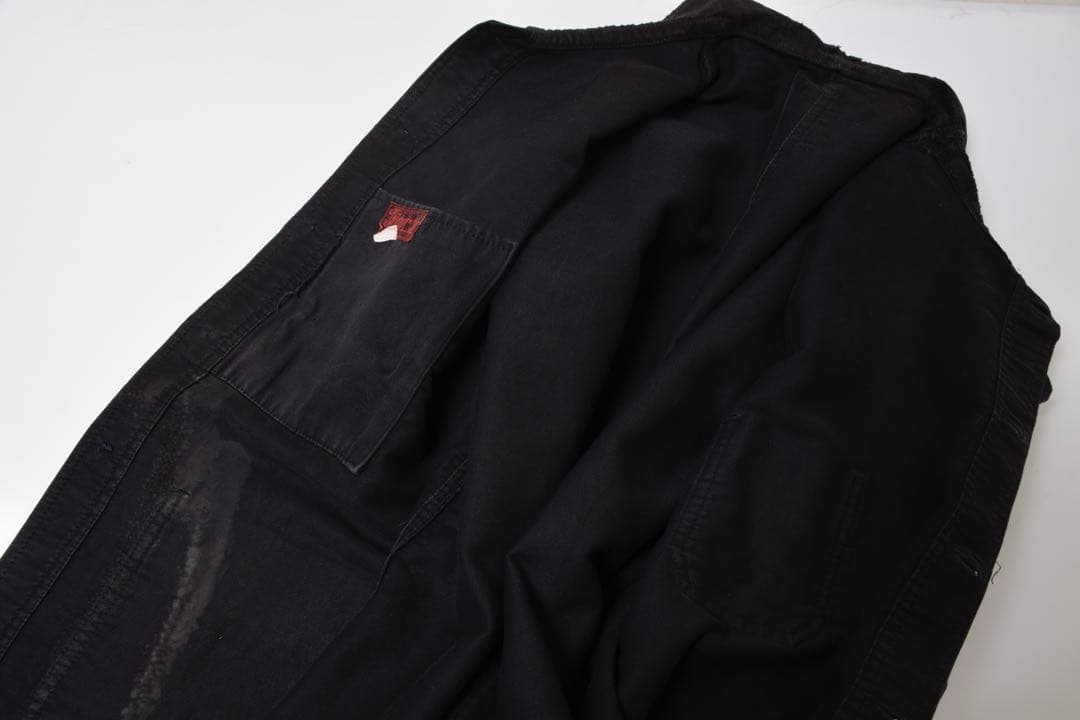 50s ヴィンテージ ブラック モールスキン ジャケット カバーオール