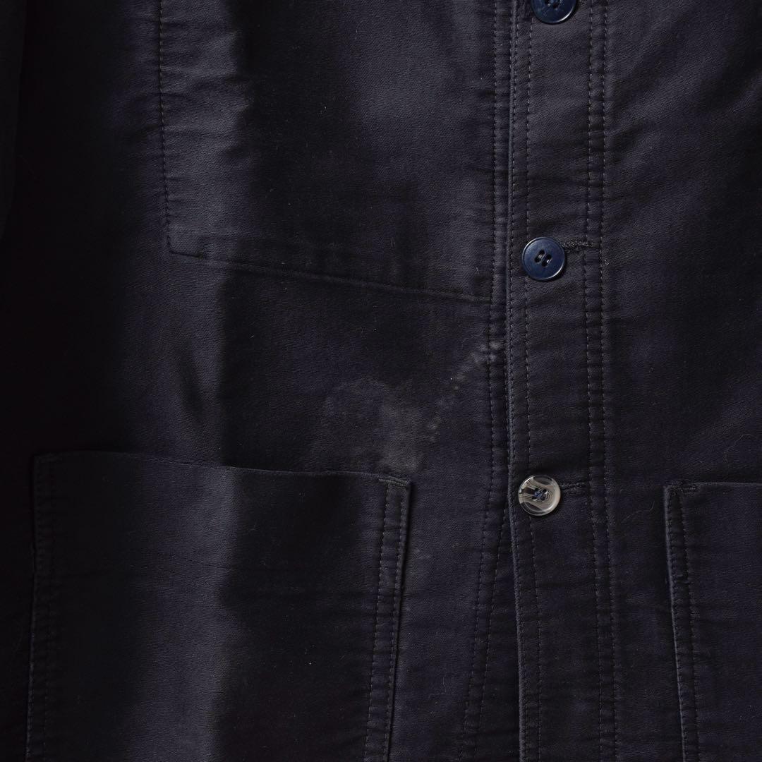 50s ヴィンテージ ブラック モールスキン ジャケット カバーオール