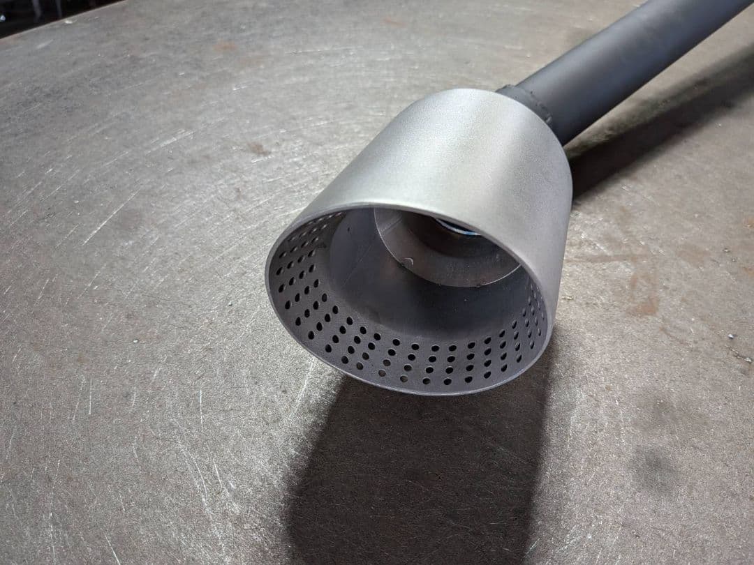 V37スカイライン！オリジナルストレートマフラー！リアピース