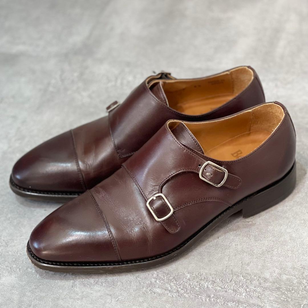 美品✨バーウィック ダブルモンク ストラップ 5212 6.5 26cm