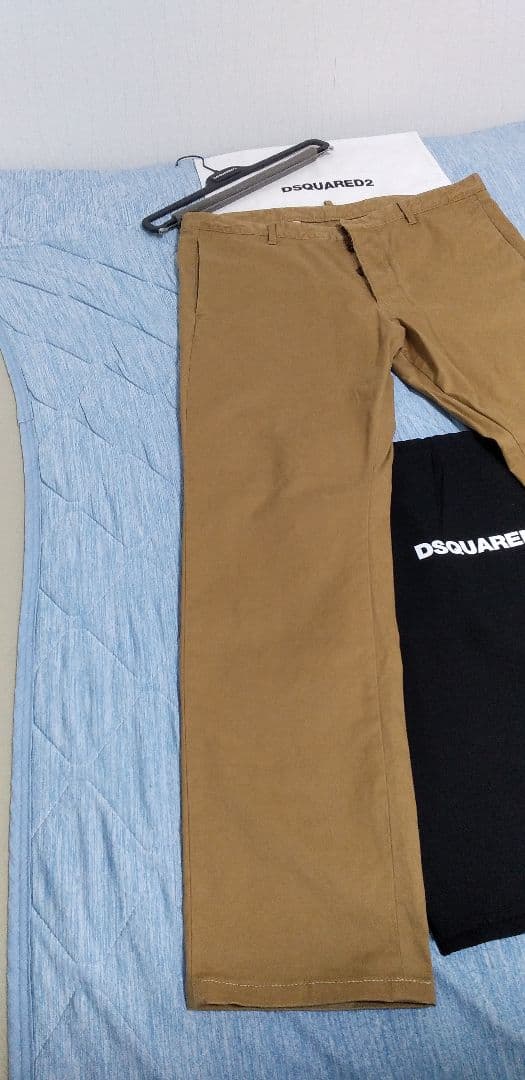 DSQUARED2　54　チノパン　パンツ　カーキ　ブラウン　茶色　タグ付き