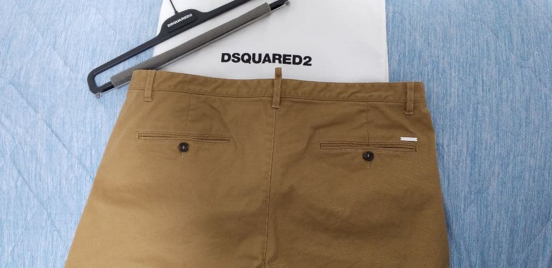 DSQUARED2　54　チノパン　パンツ　カーキ　ブラウン　茶色　タグ付き