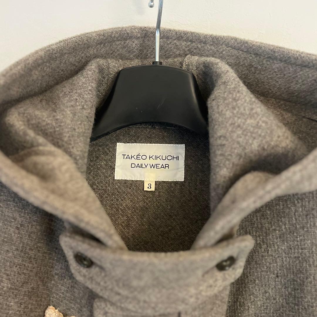 90s TAKEO KIKUCHI ダッフルコート 日本製 ウールメルトン