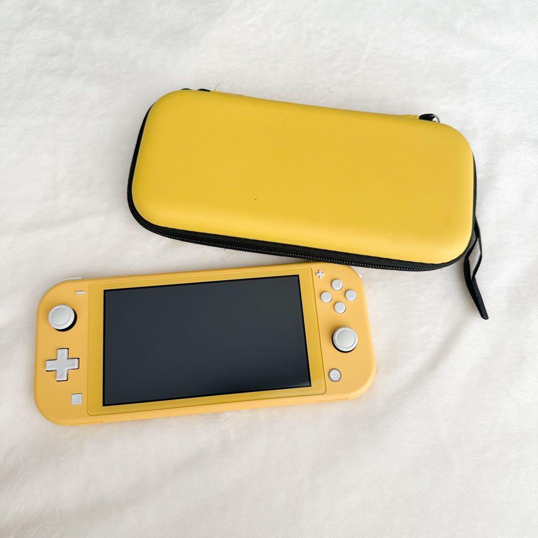 値下げNintendo Switch Lite イエロー本体　ケースフィルム付