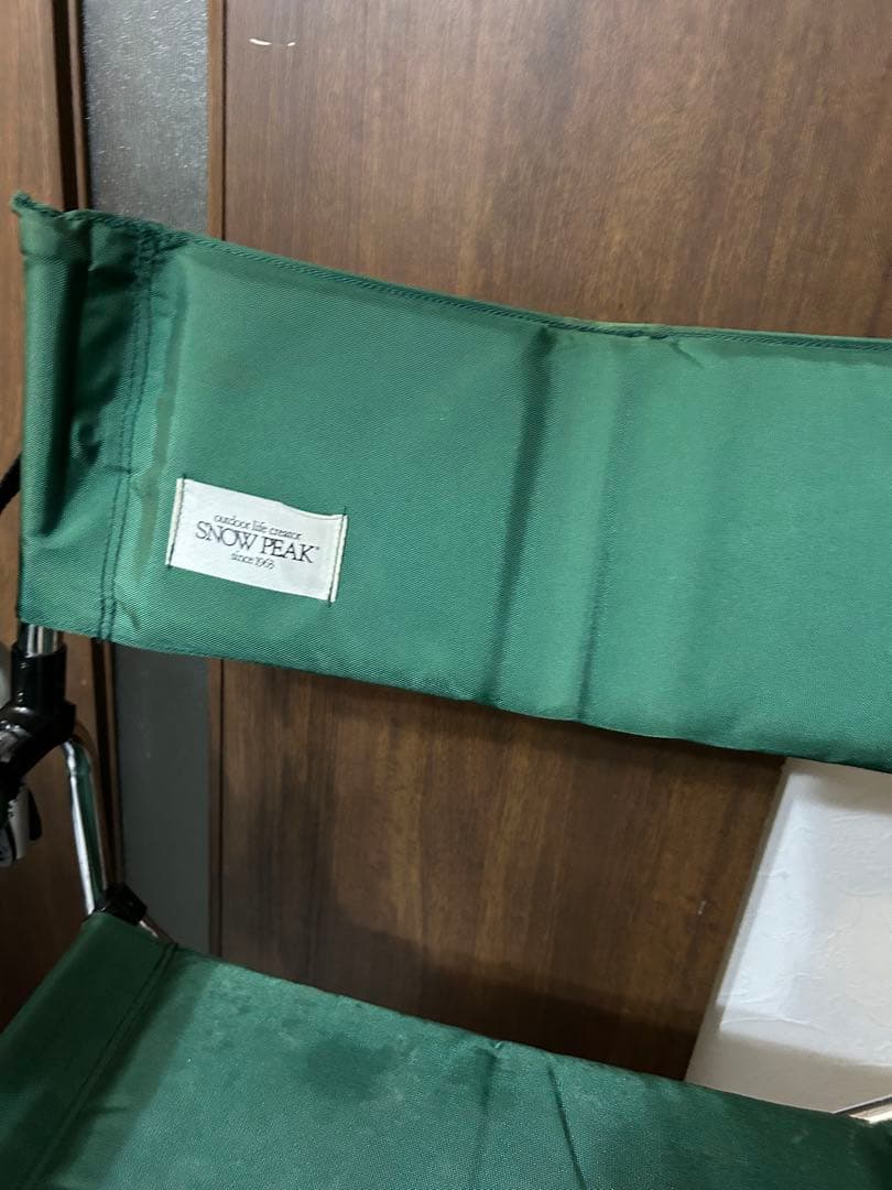 スノーピーク　 peak パッドインチェア ディレクターズチェア　2脚