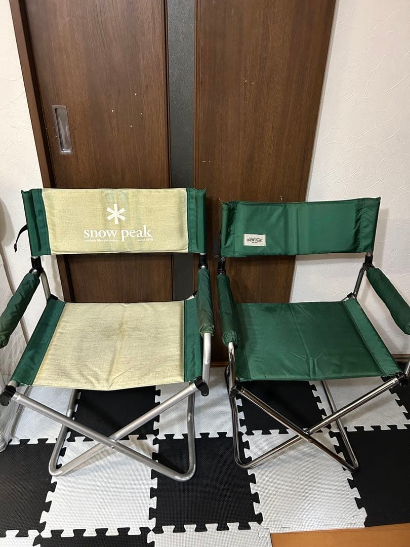 スノーピーク　 peak パッドインチェア ディレクターズチェア　2脚