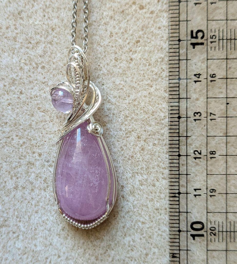 【専用】SFクンツァイト❅ワイヤーアートペンダントトップ他2点