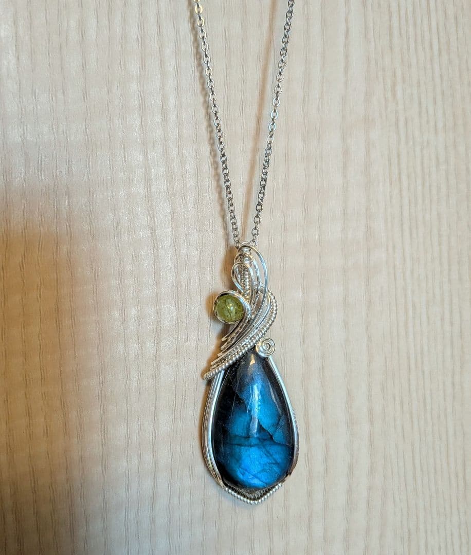 【専用】SFクンツァイト❅ワイヤーアートペンダントトップ他2点